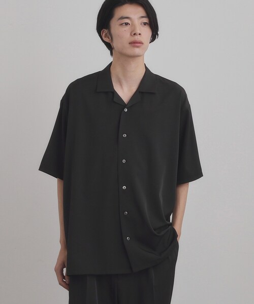 セットアップ 「暑い夏に最適！」ルーズトロミシャツセットアップ/上下2点セット/接触冷感/ストレッチ/洗える/オープンカラーシャツ/ワイドテーパードパンツ | tk.TAKEO KIKUCHI | 17
