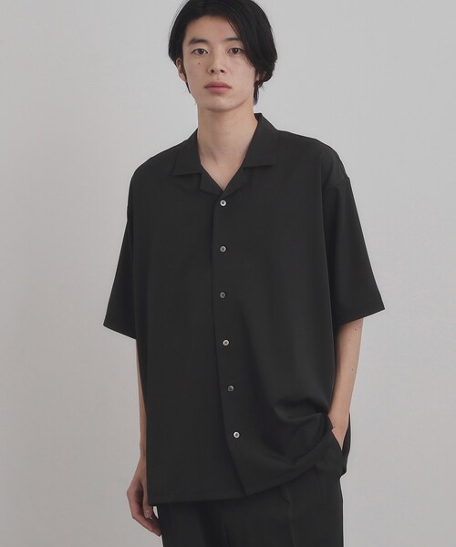 セットアップ 「暑い夏に最適！」ルーズトロミシャツセットアップ/上下2点セット/接触冷感/ストレッチ/洗える/オープンカラーシャツ/ワイドテーパードパンツ | tk.TAKEO KIKUCHI | 18