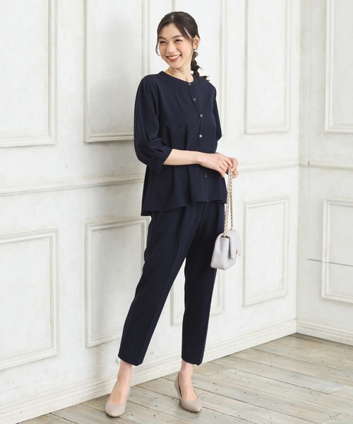 「Honeys」 「GLACIER」7分袖ブラウス L ブラック レディース_画像5