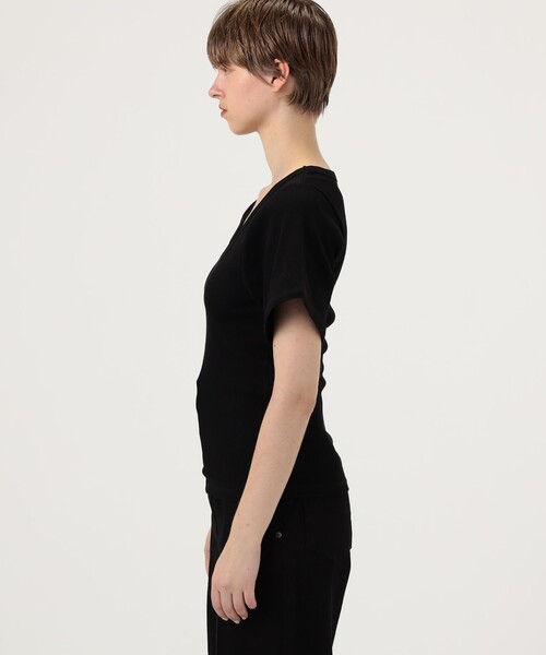 「BY MALENE BIRGER」 半袖カットソー X-SMALL ブラック レディース_画像4