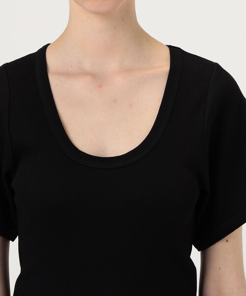 「BY MALENE BIRGER」 半袖カットソー X-SMALL ブラック レディース_画像6