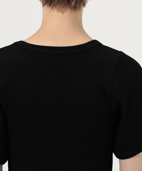 「BY MALENE BIRGER」 半袖カットソー X-SMALL ブラック レディース_画像7