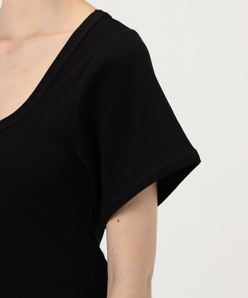 「BY MALENE BIRGER」 半袖カットソー X-SMALL ブラック レディース_画像8