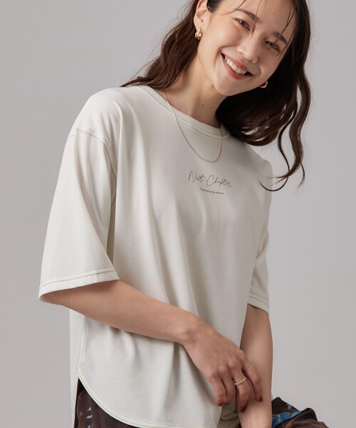 SHOO・LA・RUE（シューラルー） tシャツ 半袖 「S-LL/体型カバー」イン