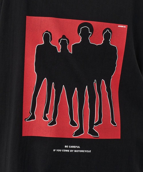 「AIVER」 半袖Tシャツ MEDIUM ブラック メンズ_画像2