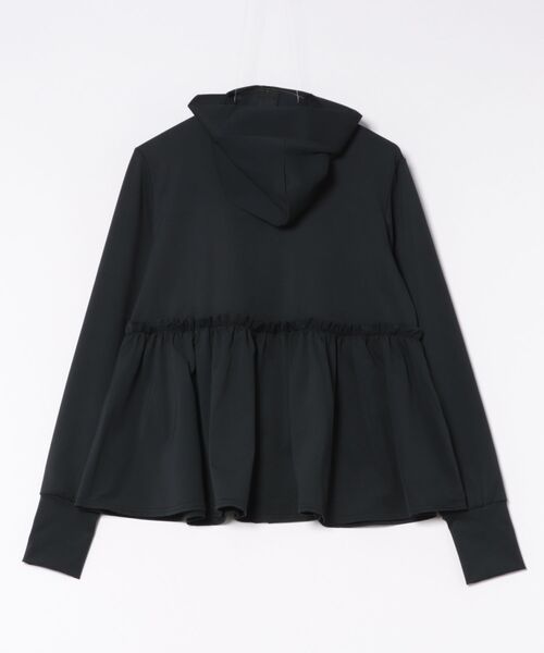 「HUIT bouquet」 ジップアップパーカー M ブラック レディース_画像2