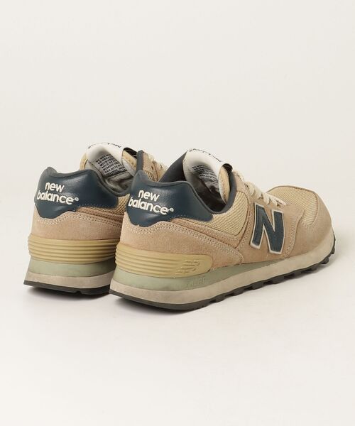 「New Balance」 ローカットスニーカー 23cm ブラウン レディース_画像2