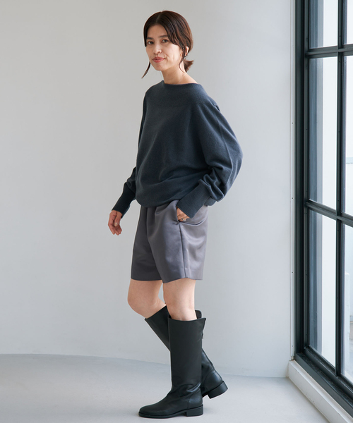IENA（イエナ） パンツ サテンイージーショートパンツ レディース