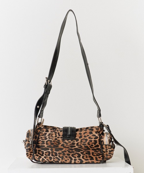 ROOP TOKYO ハンドバッグ Studded Leopard-Print Handbag / スタッズ