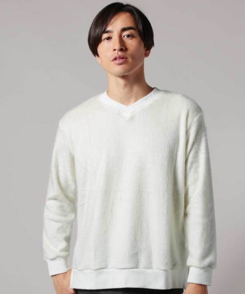 ラスト ニット - 通販 - PayPayモール パイルシャギーセットインスリーブVネックニットソー ZOZOTOWN PayPayモール店 できます