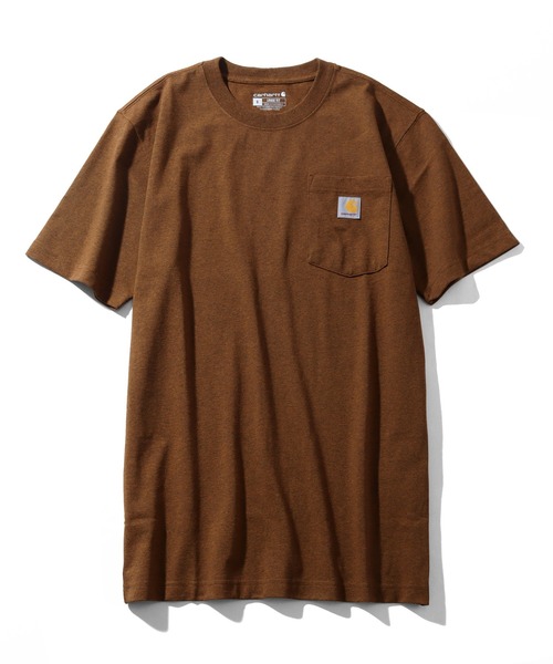 【ペアルック】Carhartt カーハート ワンポイント刺繍 Tシャツ　送料無料 Carhartt WIP tシャツ / カーハート ダブリューアイピー ワン