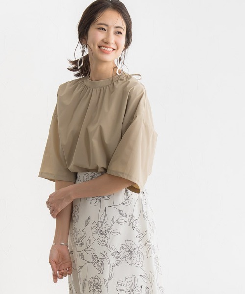 【2回着用】yori バックリボンギャザーブラウス ピンク 楽天市場】【アウトレット】【返品不可】バックリボンギャザー