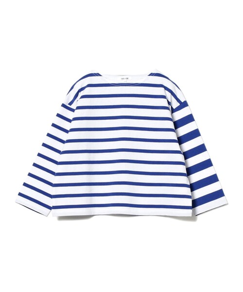 Beams スウェット ボーダー ボートネック B：MING by BEAMS tシャツ 「ビームスの百名品」ボートネック