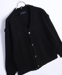 WESTSEA（ウエストシー） カーディガン ダメージ仕様 天竺