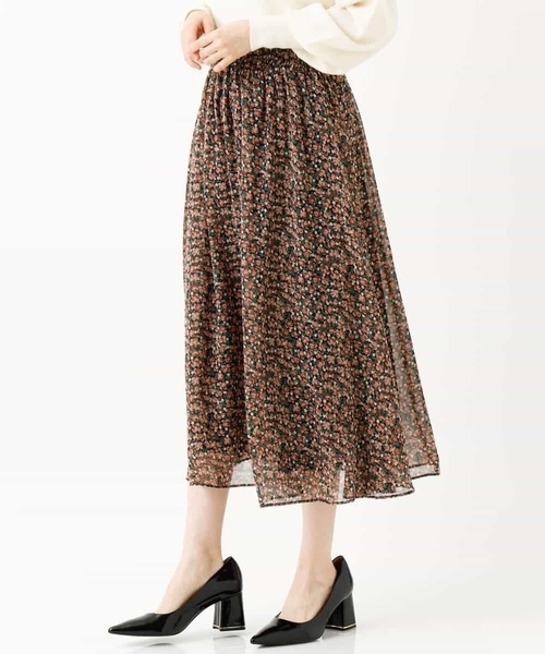 再入荷特価 スカート 小花柄シフォンスカート ZOZOTOWN PayPayモール店 - 通販 - PayPayモール 新品安い