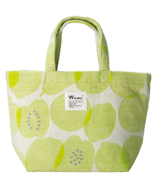 HANDMADE ゴブラン織り トートバッグ大型39×50×5ポーチ付き Wpc. Patterns トートバッグ Patterns ゴブラン織トートバッグ