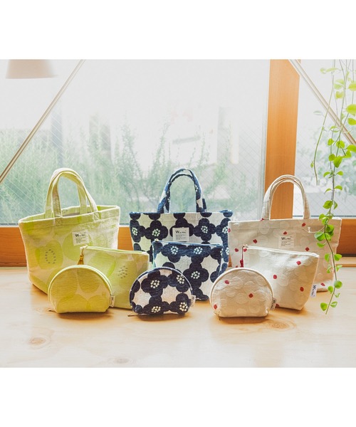 HANDMADE ゴブラン織り トートバッグ大型39×50×5ポーチ付き Wpc. Patterns トートバッグ Patterns ゴブラン織トートバッグ