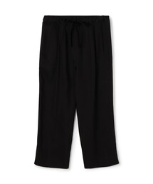 BACCA（バッカ） パンツ リネンツイル タックワイドパンツ レディース