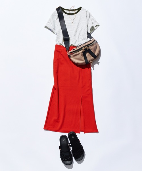 セール】【UNISEX】ダメージボーダーオレオニット（ニット