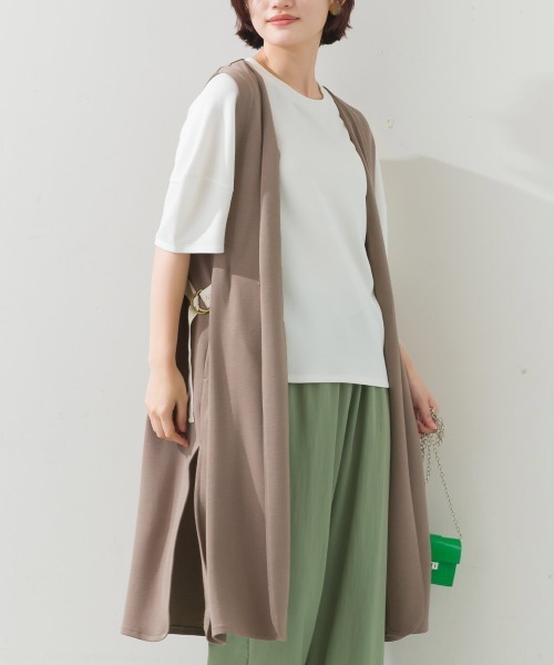 週末限定ンセール ジレ ベスト FURRY モダールロングジレ ZOZOTOWN : レディース トップス
