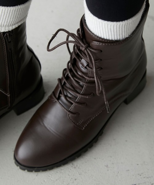 BONLECILL（ボンルシール） ブーツ クラシックレースアップミドル