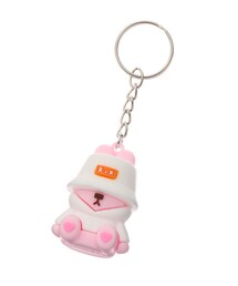 クマ型キーホルダー ピンク ピンク クマ型 キーホルダー 約10cm - メルカリ