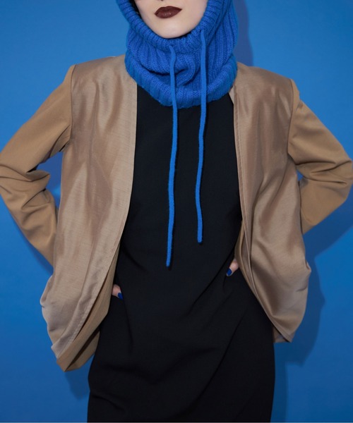 JOSE MOON ジャケット ノーカラージャケット SHEER COMBI JACKET