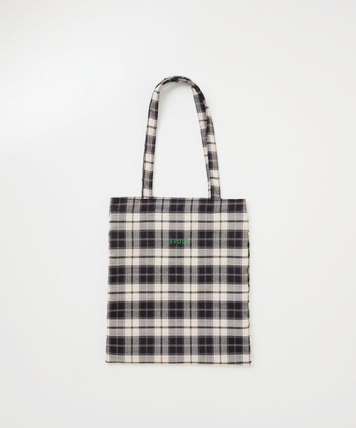 EFOLE（エフォル） トートバッグ 「ZOZO限定」Gingham logo tote bag
