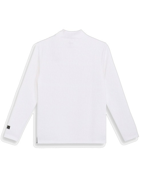 最新モデル　PUMA GOLF ゴルフ　ホワイト シャツ Lサイズ PUMA（プーマ） tシャツ メンズ ゴルフ 3D スローガン ジャガード