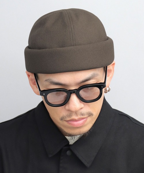 ロールキャップ　New York Hat　ZORN着用 Mr.COVER キャップ 帽子 日本製 ホップサック ワイドロール ロール