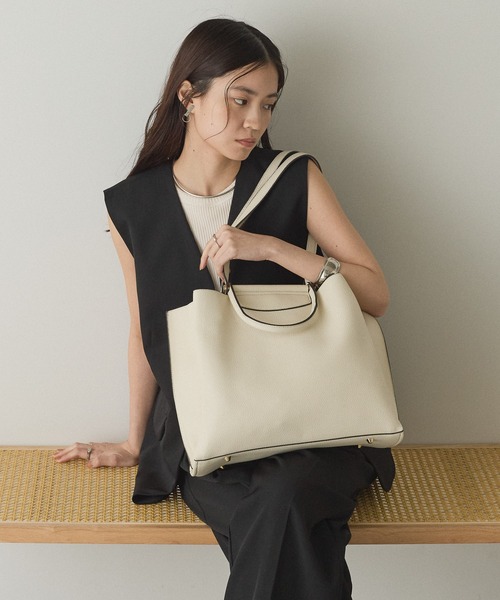 GUSCIO（グッシオ） ビジネスバッグ ゴールドラベル」2ハンドルトート