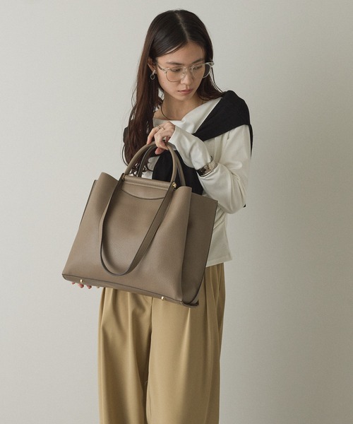 GUSCIO（グッシオ） ビジネスバッグ ゴールドラベル」2ハンドルトート