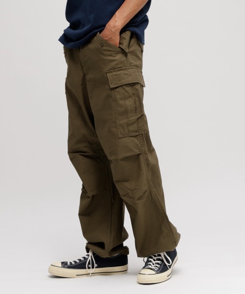 2XL AVIREX ウォッシュ加工 カーゴパンツ ファティーグパンツ