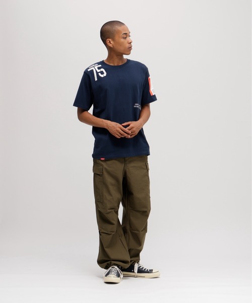 アヴィレックス SIMPLE THICK M65カーゴパンツネイビー AVIREX カーゴパンツ 「WEB＆DEPOT限定」M-65 FATIGUE DENIM