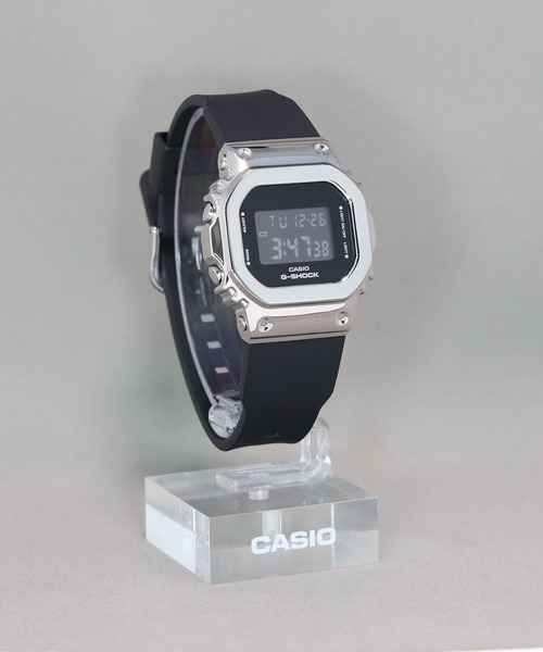 CASIO G-SHOCK GM-S5600 シルバーベゼル G-SHOCK Metal Covered GM-S5600-1JF メンズ レディース 腕時計
