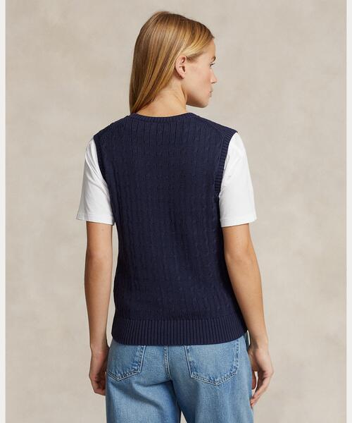 Polo by Ralph Lauren ノースリーブ ニット ベスト 麻 XS Polo by Ralph Lauren ノースリーブ ニット ベスト 麻 XS - メルカリ