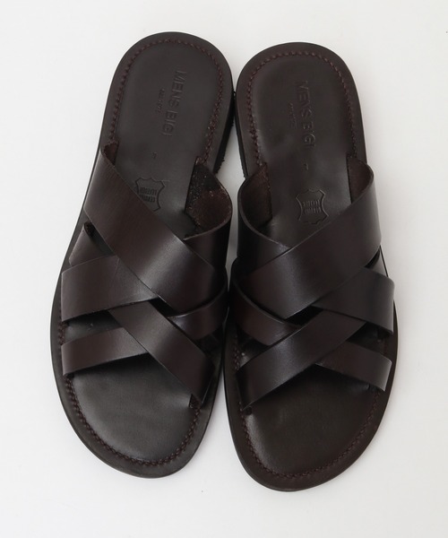 MEN'S BIGI（メンズビギ） サンダル レザーサンダル メンズ : ZOZOTOWN