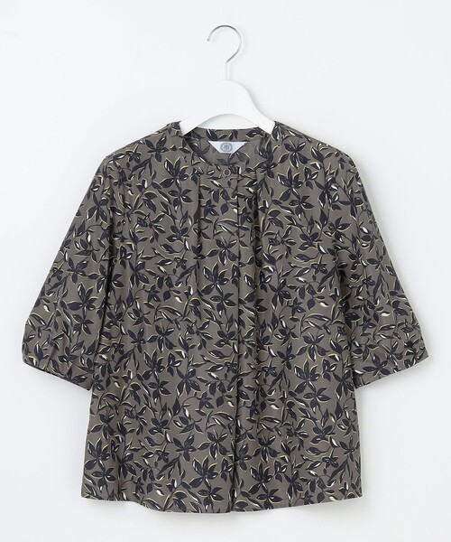 J.PRESS（J.プレス） ブラウス シャツ 「洗える」ボタニカルプリント
