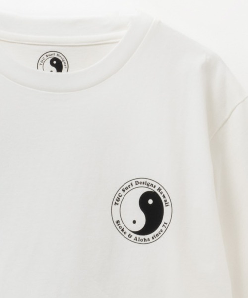tシャツ T＆C Surf Designs バックプリントインヤンT メンズ