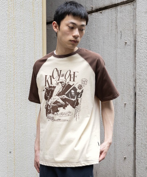 ◆24SS NASTYKICK Pitchy ラグランTシャツ/3色◆ A'GEM/9 × .kom 『NASTY KICK/ナスティー キック』 Pitchy