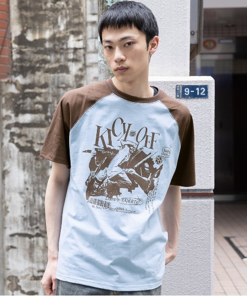 tシャツ Tシャツ メンズ 「UNISEX」NASTYKICK／PitchyラグランT 2112930｜zozo｜06