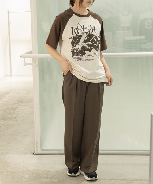 NASTY KICK tシャツ 「UNISEX」NASTYKICK／PitchyラグランT