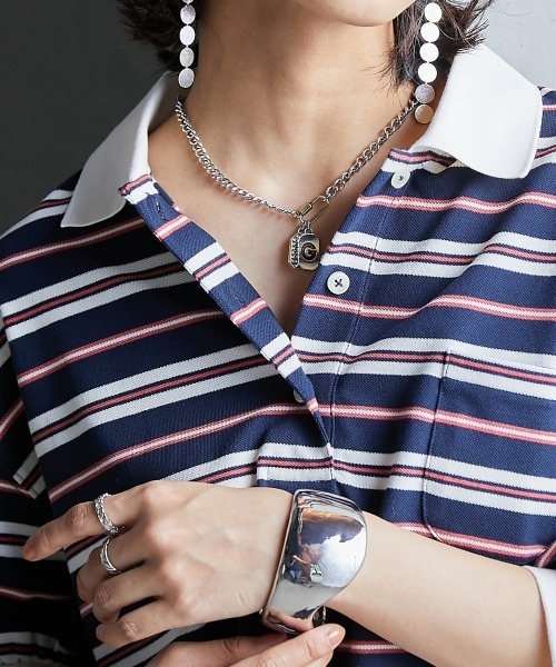 e.m. シルバー　ボリュームバングル e.m. ブレスレット SILVER5ボリュームバングル/レディース