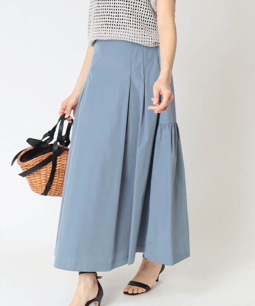 Jines（ジネス） スカート メモリータフタ タックスカート : ZOZOTOWN