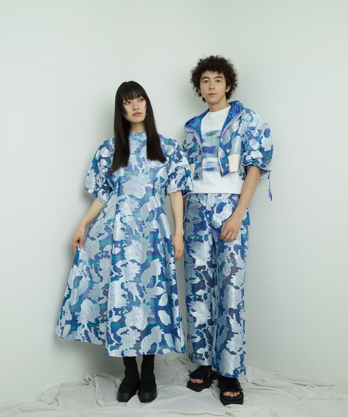 moyan ecri ブルゾン アウター 「moyan ecri」シアーチェック