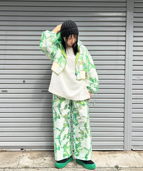 moyan ecri ブルゾン アウター 「moyan ecri」シアーチェック