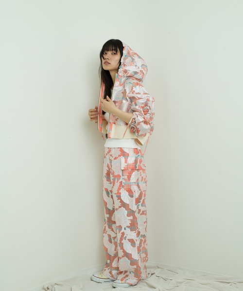 moyan ecri ブルゾン アウター 「moyan ecri」シアーチェック