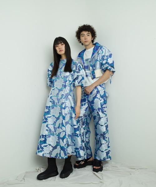 moyan ecri ブルゾン アウター 「moyan ecri」シアーチェック