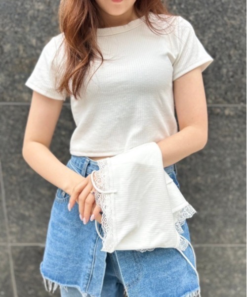 ipugo tシャツ ipugo/イプゴ レースキャミソールセット