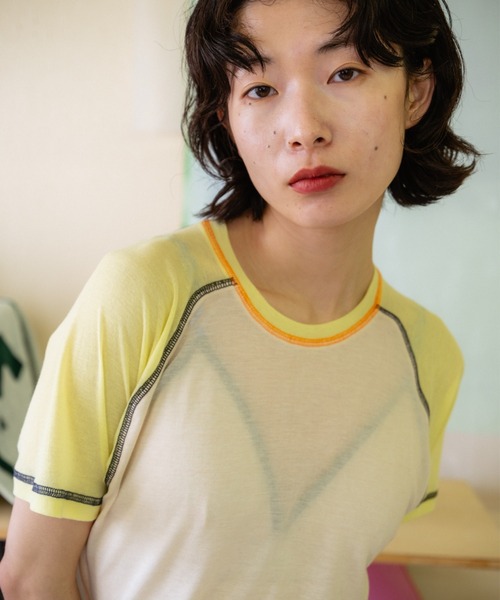 PAMM（パム） tシャツ PAMMのシースルーラグランサマーT レディース